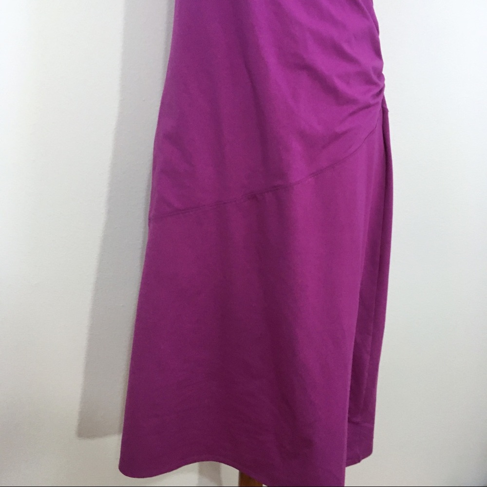 Athleta Nectar Faux Wrap Dress Purple Small Tall - Picture 5 of 15